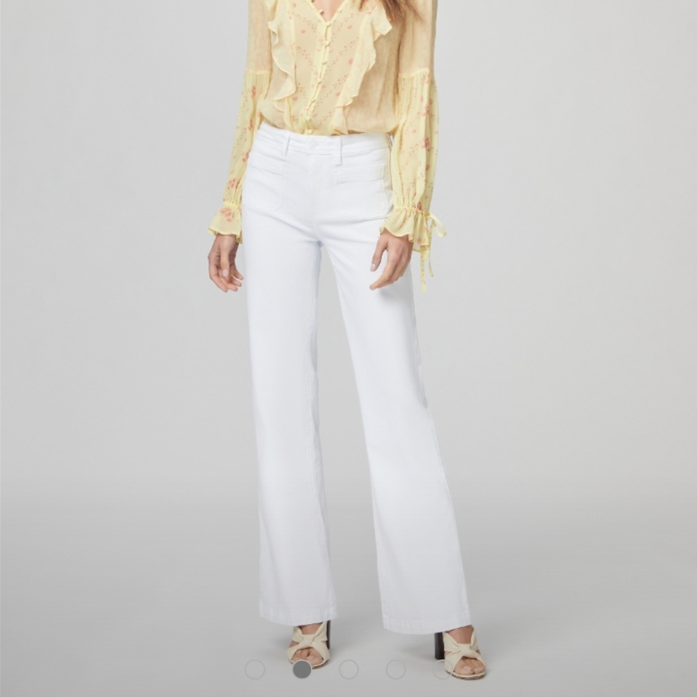 Paige jeans white size 33 sold at Anthropologie NWT